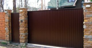 Купить откатные ворота консольные Елец, цена от 2850 руб.