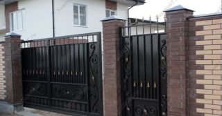 Купить распашные ворота кованные Елец, цена от 4908 руб.
